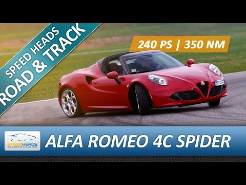 Alfa Romeo 4C Spider Test (240 PS) - Fahrbericht - Review