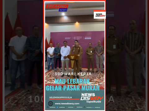 Jelang Lebaran, Bupati Fawait Gelar Pasar Murah