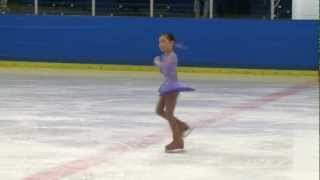 Audrey Shin (Age 8) Juvenile Figure Skating Competition 2012