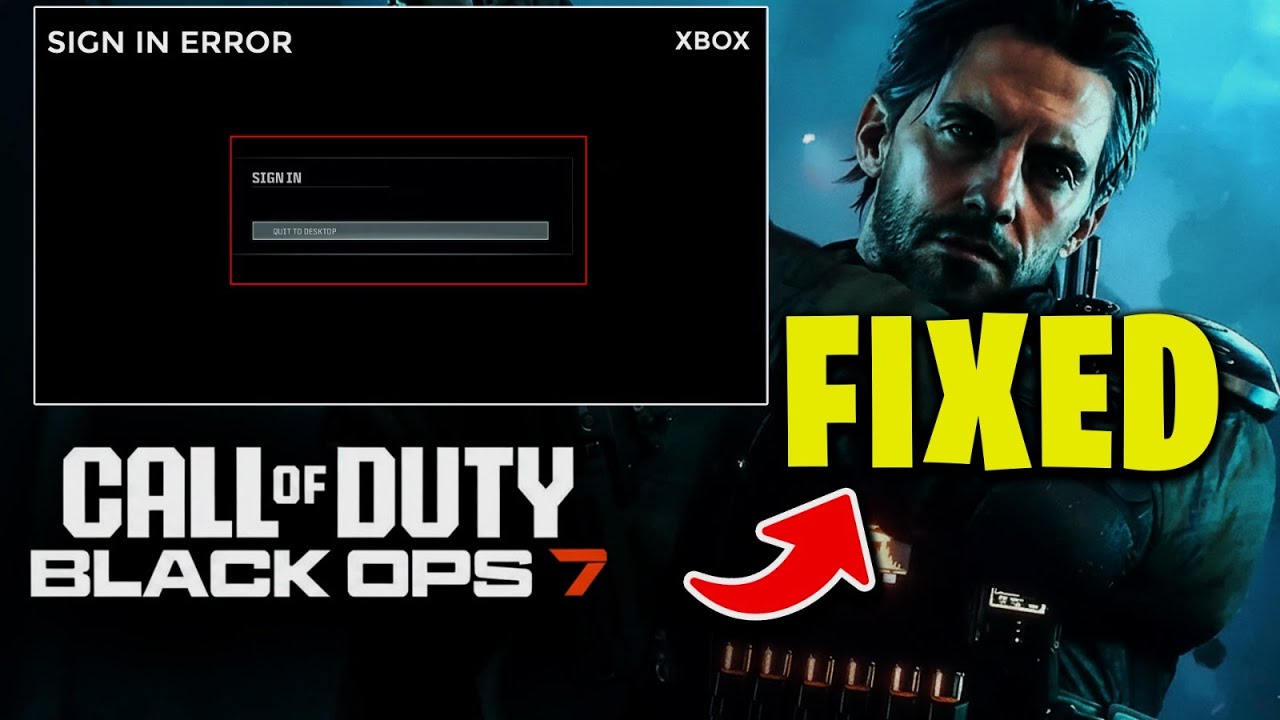 How To FIX “Sign In & Quit To Desktop” Error in Call of Duty Black Ops 7 on Xbox
