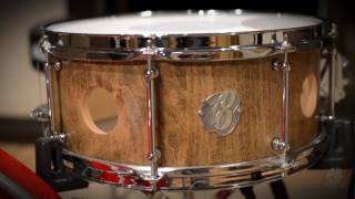 14x6 vented Maple stave snare drum