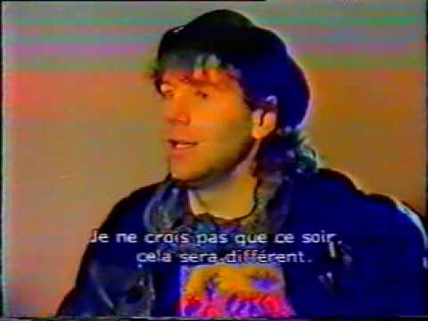 Jim Kerr "Forest National" interview Belgium 1986