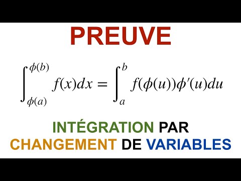 DÉMONSTRATION DE L’INTÉGRATION PAR CHANGEMENT DE VARIABLES