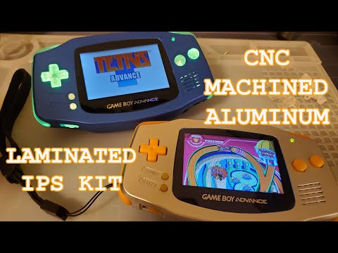 METAL Game Boy Advance with LAMINATED LCD