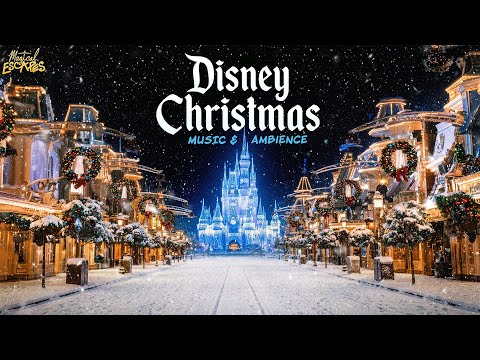 Magic Kingdom 🎄 Christmas Ambience ✨ | Cozy Holiday Night Vibes