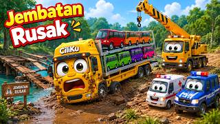 Download lagu Jembatan Rusak! Truk Trailer Butuh Bantuan 🚚🤝 | Lagu Anak Edukatif - Roda Roda Truk Berputar Terbaru mp3 Download lagu Jembatan Rusak! Truk Trailer Butuh Bantuan 🚚🤝 | Lagu Anak Edukatif - Roda Roda Truk Berputar Terbaru mp3