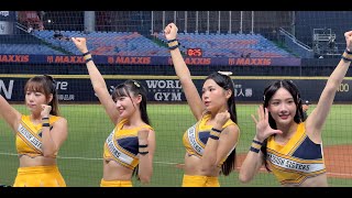 【Passion Sisters】#白白#少鹽#盈瑩#君白#OUT!水啦!#台湾チアリーディングチーム #中華職棒#CPBL#洲際#20240709