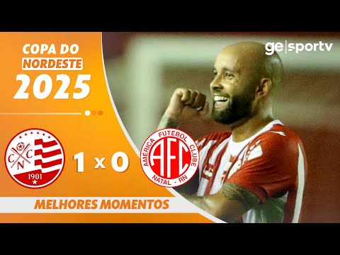 Gols e lances de Náutico x América-RN