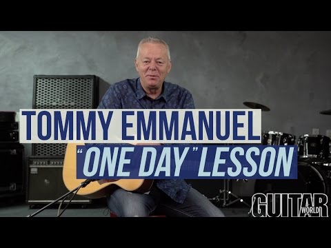 Tommy Emmanuel - Martin Taylor's "One Day" Acoustic Lesson