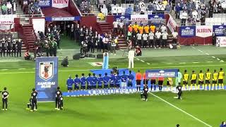 ジュピターによる国歌斉唱　日本代表