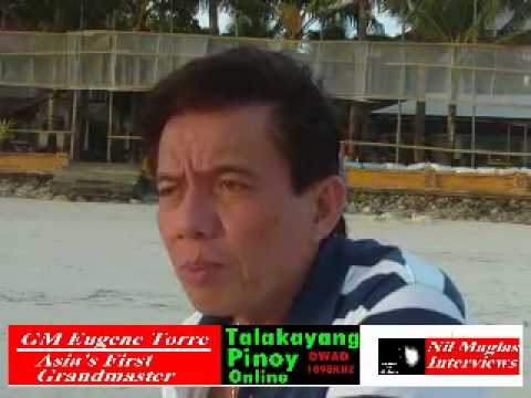 nil maglas interviews eugene torre at Battle of the Grandmasters 2012