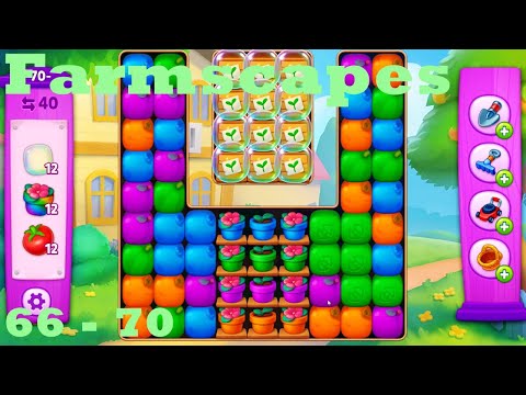 Farmscapes Level 66 - 70 HD Gameplay Walkthrough |  3 - match game | android | ios | pc | app