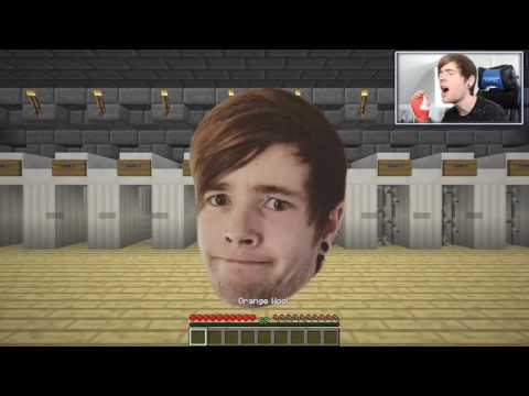 Minecraft  DANTDM BROKEN HAND CHALLENGE!!  Custom Map