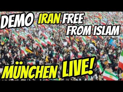 LIVE ❗️ Demo München Reza Pahlavi Free Iran Donald Trump Protest Münchner Sicherheitskonferenz