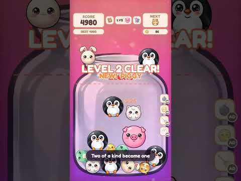 Cute Animal Merge: Drop Puzzle video thumbnail