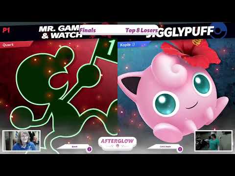 Afterglow #1 Top 8 Losers Finals: Quark (Mr. Game & Watch) vs C.O.G | Kople (King K Rool/Jigglypuff)
