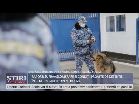 Raport: Închisorile din R. Moldova sunt supraaglomerate şi oferă condiţii proaste de detenţie.