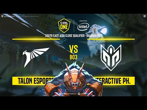 [Dota 2 Live] Talon Esports(Congrats) vs IAP - ESL One Raleigh: SEA Closed Qualifier @Dreamocell
