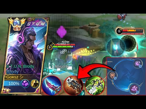 BRODY NEW OVERPOWERED BUILD AND EMBLEM S29 | MLBB