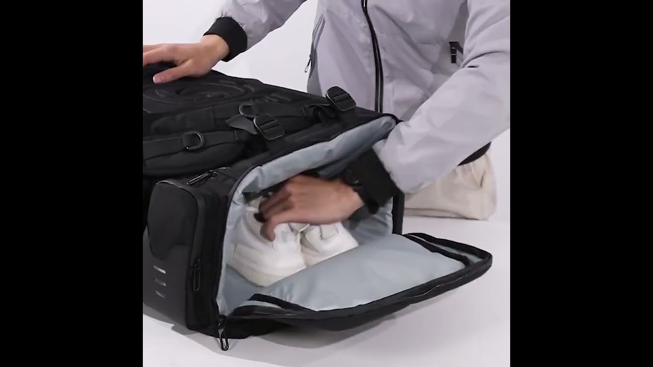 Рюкзак для подорожей Ozuko 9326 (Black) video preview