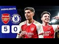 Arsenal vs Chelsea 5 0  All Goals & Highlights   2024