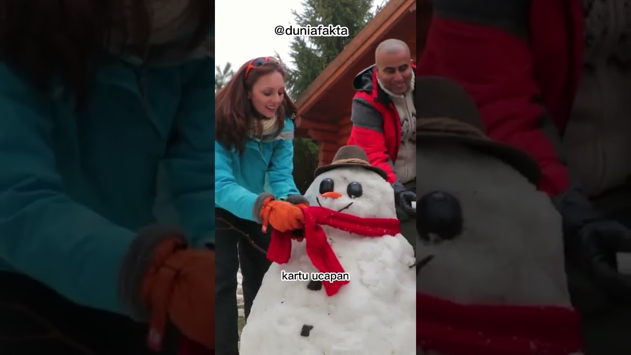 Yang belum pernah bikin manusia salju absen 😩😩 #fact  #christmas #fact #animals #faktaunik