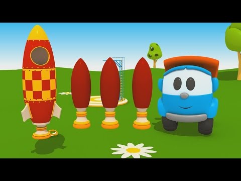 Leo Junior und die Rakete. Cartoon für Kleinkinder.
