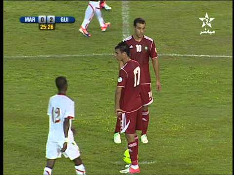 Maroc 0-2 Guinée but ISMAEL BANGOURA
