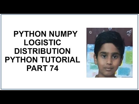 Logistic Distribution Random Number In Numpy With Python Short Python Education Numpy Array