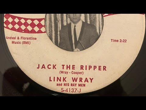 Link Wray & his Ray Men - Jack The Ripper / The Black Widow 45 RPM