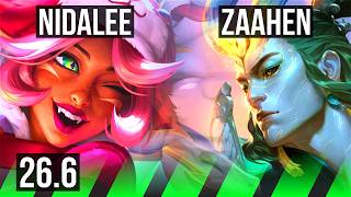 NIDALEE vs ZAAHEN (JGL) | KR Master | 26.6