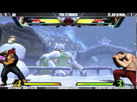KIT14 - UMvC3 - Pool E2 WF - Jan vs EG Justin Wong