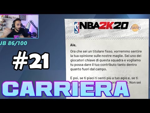 NBA 2K20 ITA MY CAREER - SCELTA MAGLIE?! Ep.21 - Gameplay PS4 pro