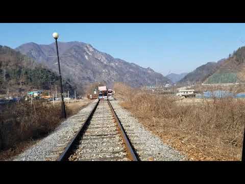 [Gangwon-do] (cidade de Chuncheon) Estacionamento da ferrovia Gangchon