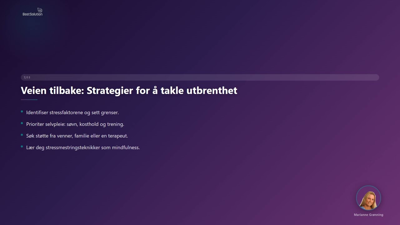 Burnout: Symptoms, Research, and the Road Back