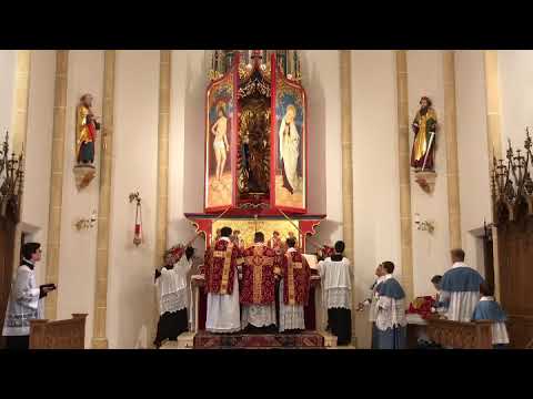 Opening of the High Altar Triptych