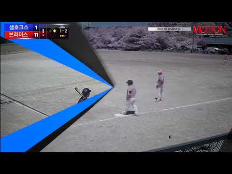 브라더스 vs 샘호크스 경기 영상 | 7/11 (2구장)