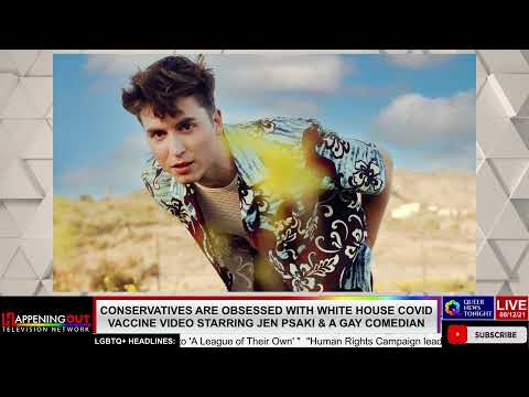 Conservatives are obsessed with White House COVID vaccine video starring Jen Psaki & a gay comedian