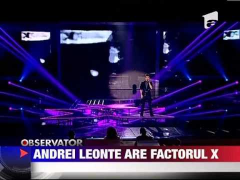 Andrei Leonte are Factorul X 2 IANUARIE 2012