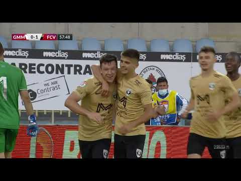 GOOOL! Gaz Metan Mediaș - FC Voluntari 0-1! Rață îl prinde pe picior greșit pe Vâlceanu