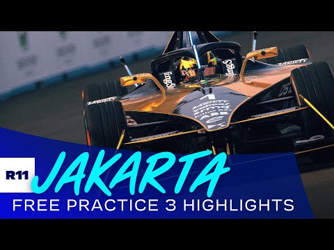 フォーミュラE 第11戦ジャカルタ フリープラクティス3ハイライト動画
