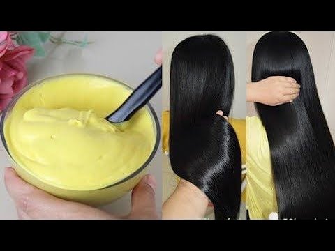 أقوي كيراتين طبيعي في المنزل ضعيه لشعرك الجاف والخشن بالليل وفي الصباح سيصبح كالحرير فرد وترطيب هنا hana