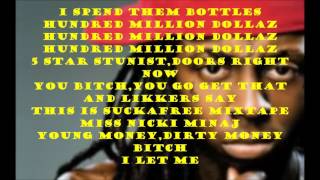 Nicki Minaj(ft Lil Wayne)-Hundred Million Dollaz (2008)- Lyrics Video