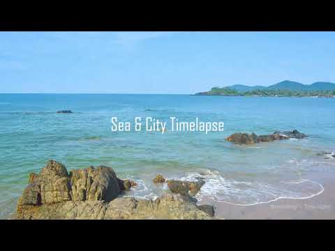 Sea 🏖️ & City 🏙️ Relaxation Timelapse 1 and 1/2 minute video!