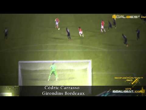 Big Save ! Goal keeper Cédric Carrasso Girondins Bordeaux 2014