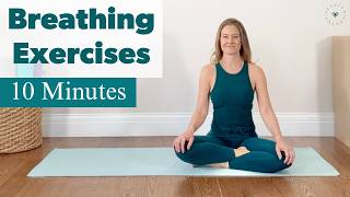 10 Minute BREATHING EXERCISES - For relaxation and anxiety