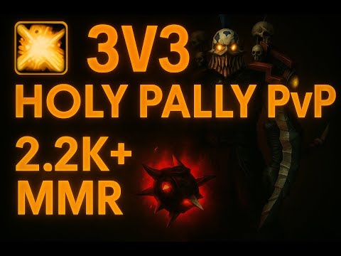 High-Rated Holy Paladin 3v3 Gameplay (2.2k+ MMR) | MoP Classic PvP
