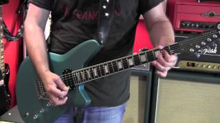 Reverend Guitars BAYONET W electric guitar demo with Marshall Amp