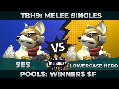 Ses vs Lowercase hero - Pools Winners' Semifinals: Melee Singles - TBH9 | Fox vs Fox