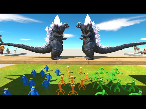 Fight Yourself On X3 Rainbow Friends - Animal Revolt Battle Simulator
